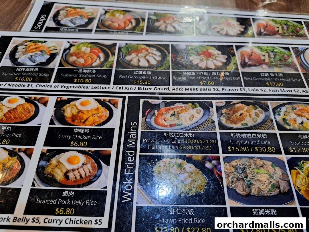 Menu page for Maddies Kitchen