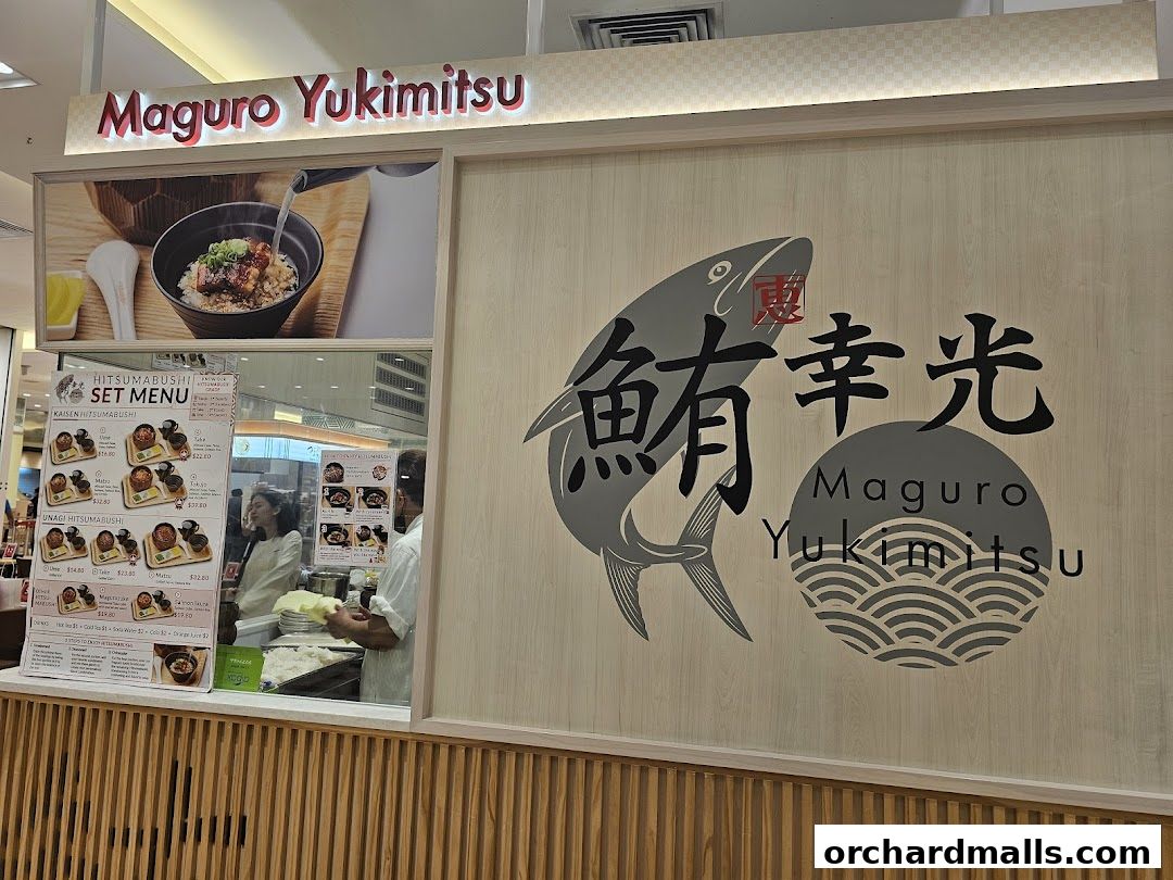 The exterior of Maguro Yukimitsu, a Japanese restaurant specializing in hitsumabushi.