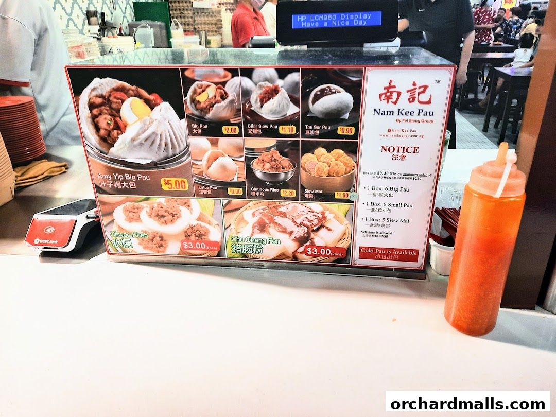 Menu page for Malaysia Boleh!  The Centre Point