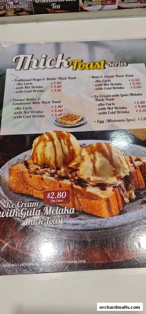 Menu page for Malaysia Boleh!  The Centre Point