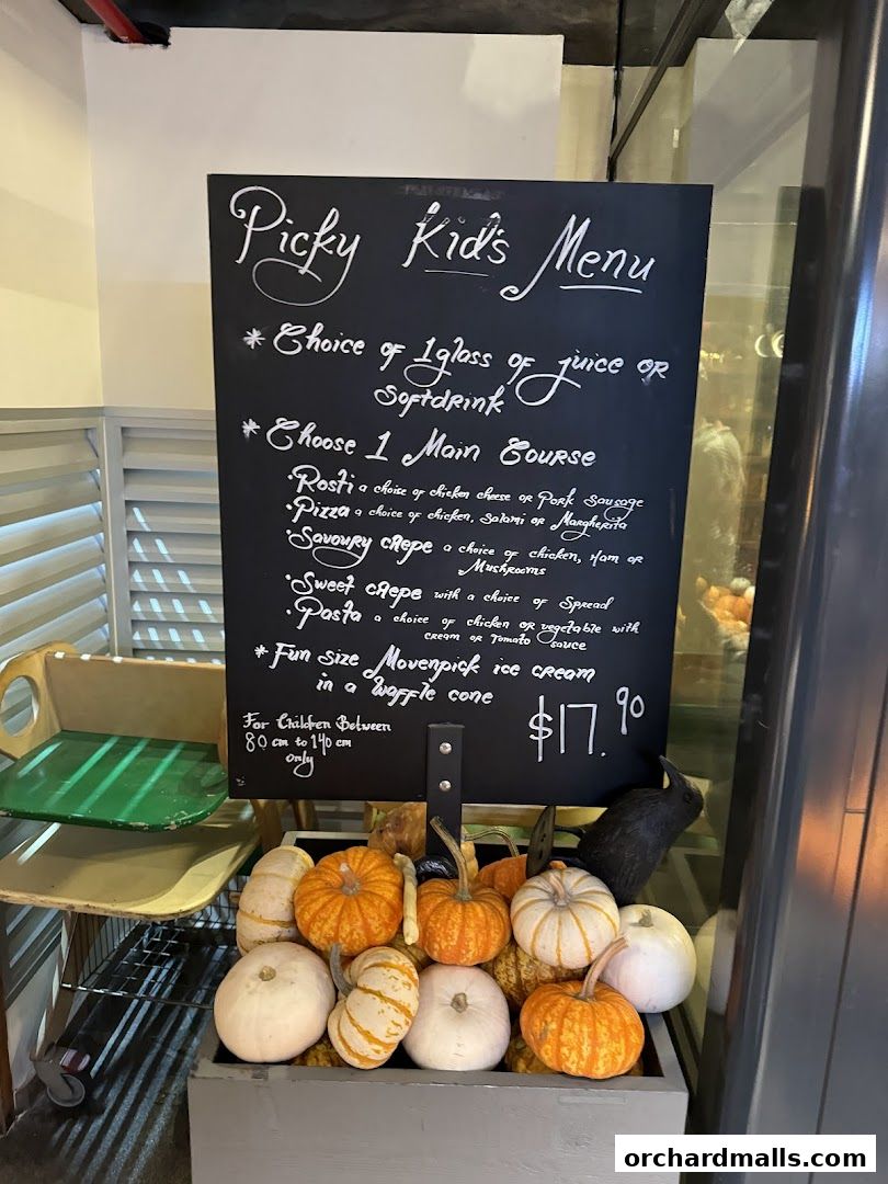 Menu page for Marché 313somerset