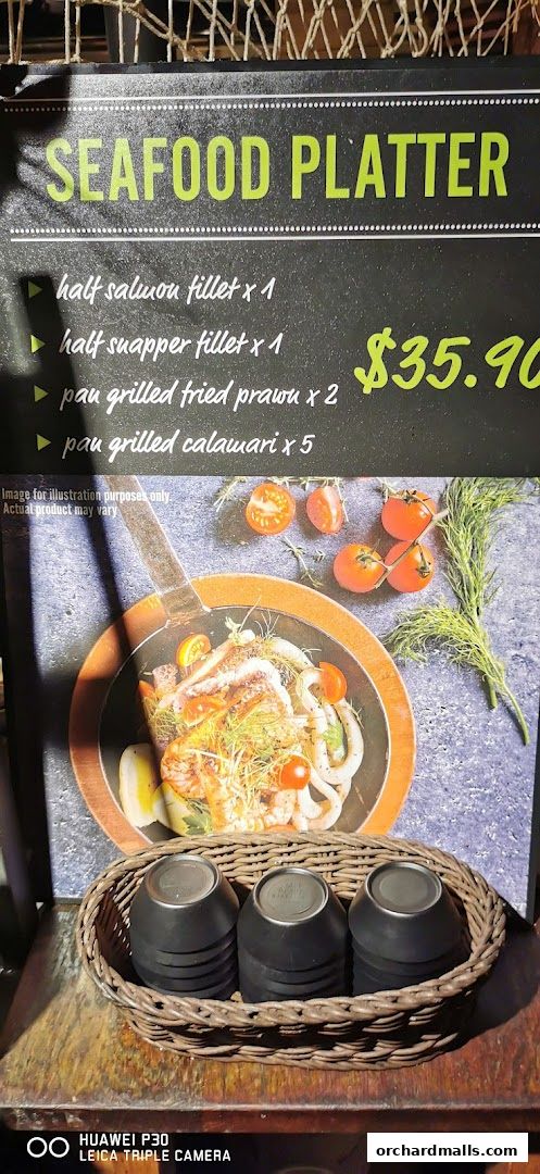 Menu page for Marché 313somerset