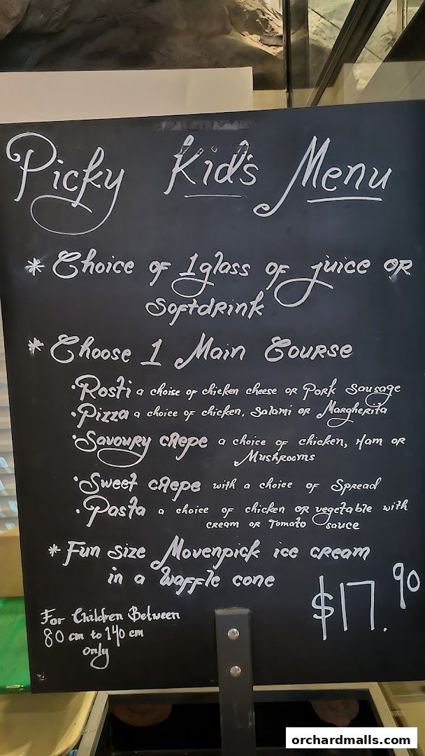 Menu page for Marché 313somerset