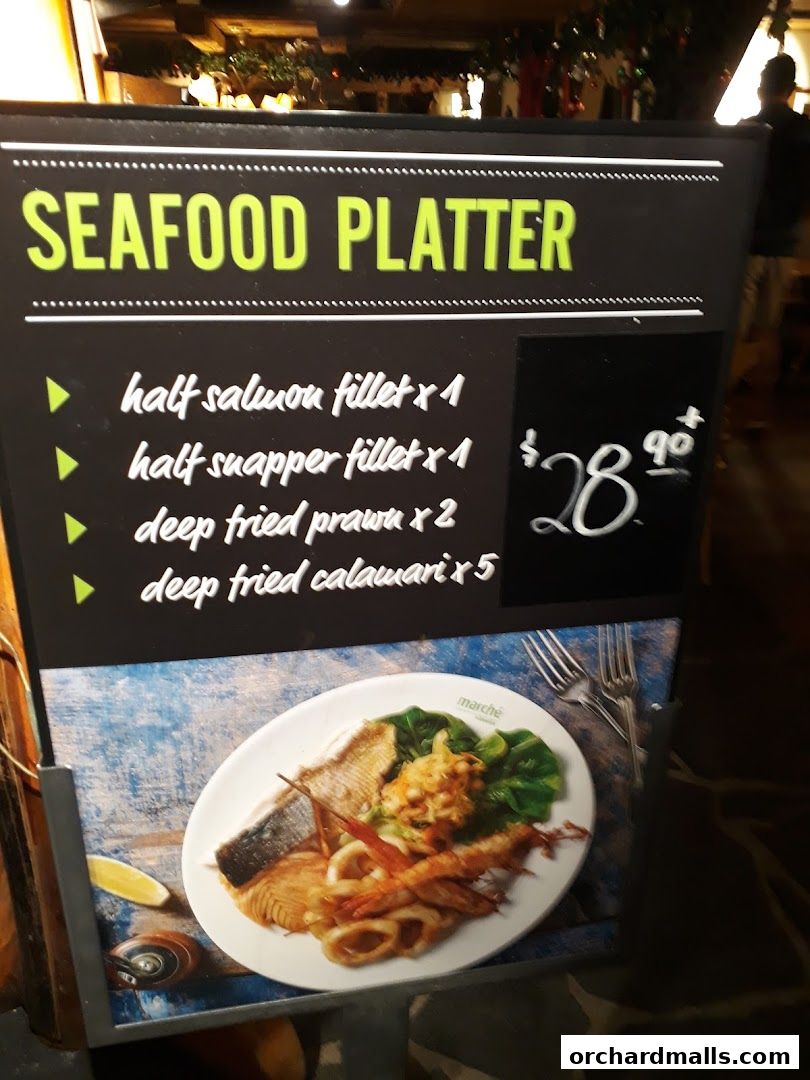 Menu page for Marché 313somerset