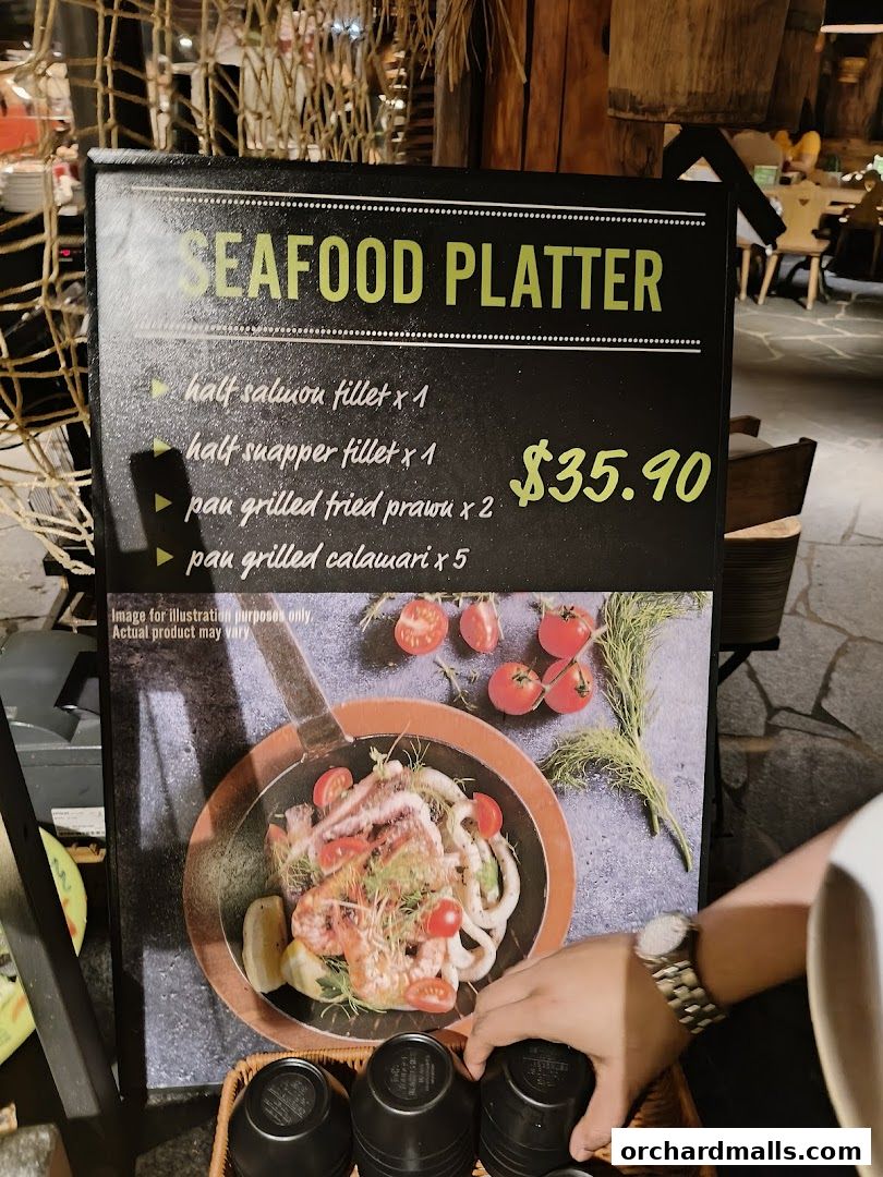 Menu page for Marché 313somerset