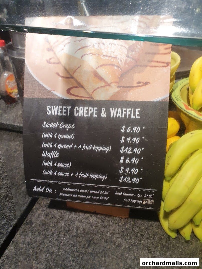 Menu page for Marché 313somerset