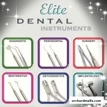 Image showcasing elite dental instruments categorized for various dental procedures.