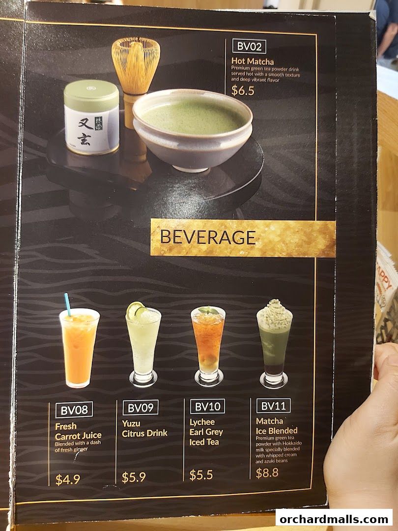 Menu page for Misato