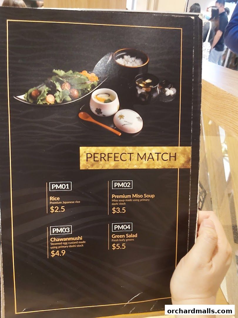 Menu page for Misato