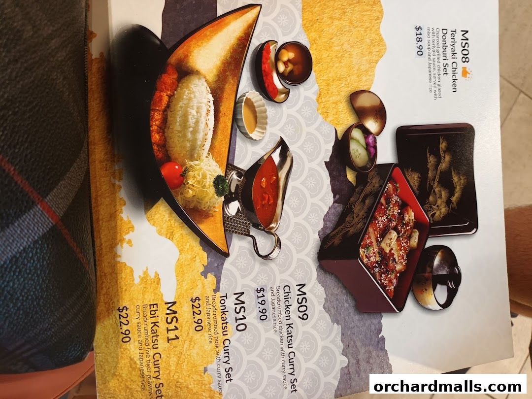 Menu page for Misato