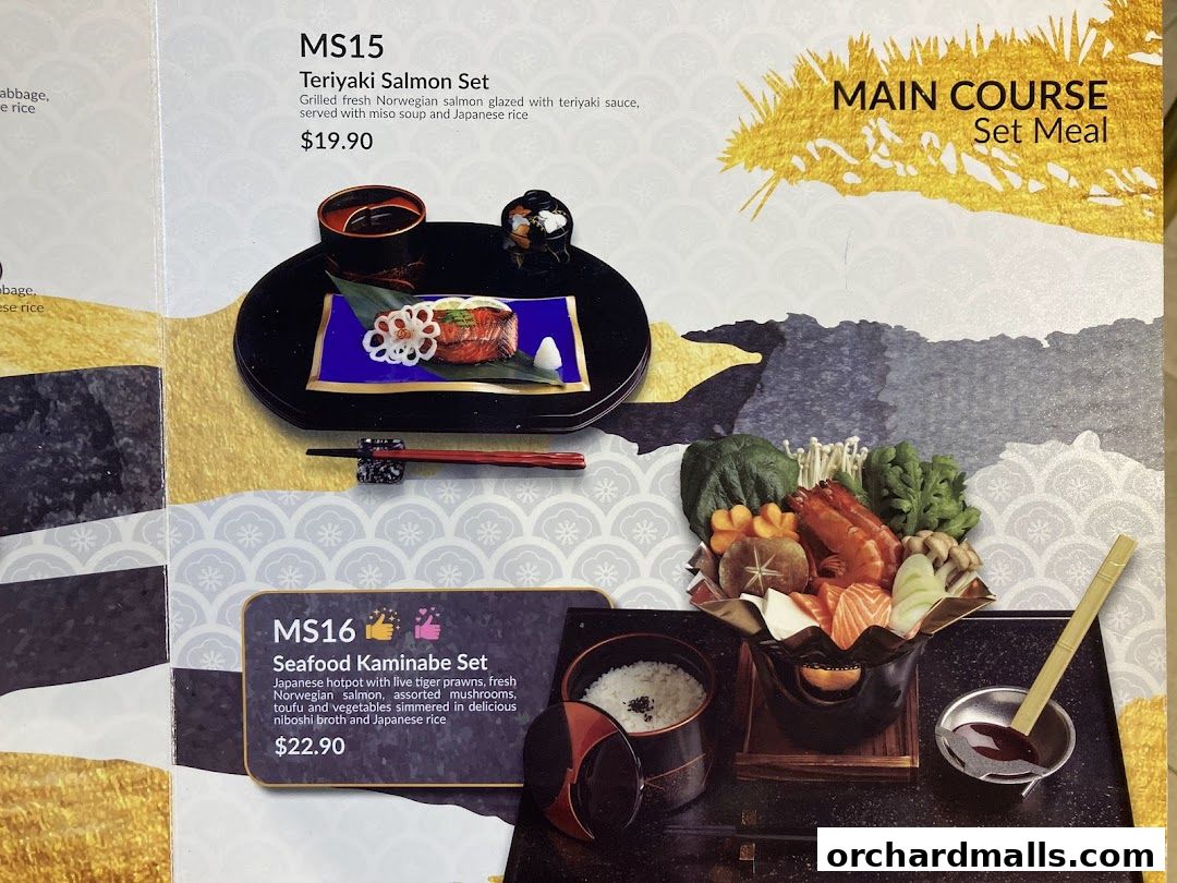 Menu page for Misato