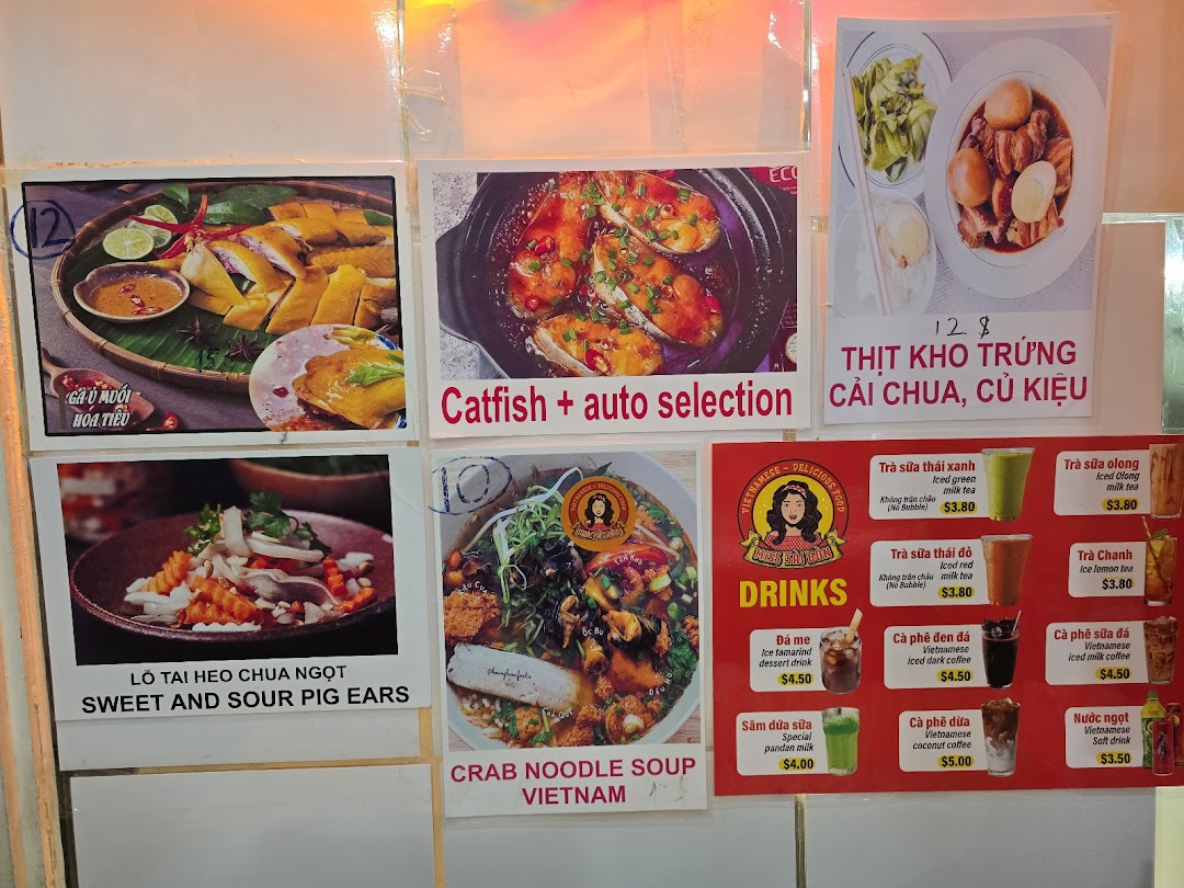 Menu page for Miss Saigon Singapore - Orchard Plaza