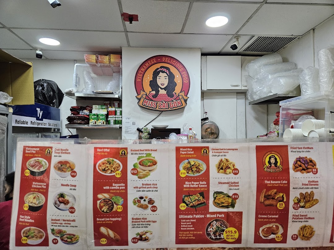 Menu page for Miss Saigon Singapore - Orchard Plaza
