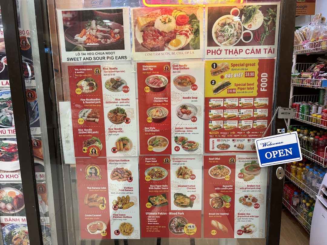 Menu page for Miss Saigon Singapore - Orchard Plaza
