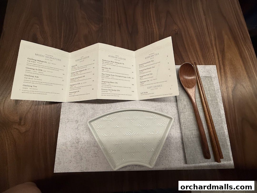 MODU Samgyetang Specialty Korean Restaurant  Orchard