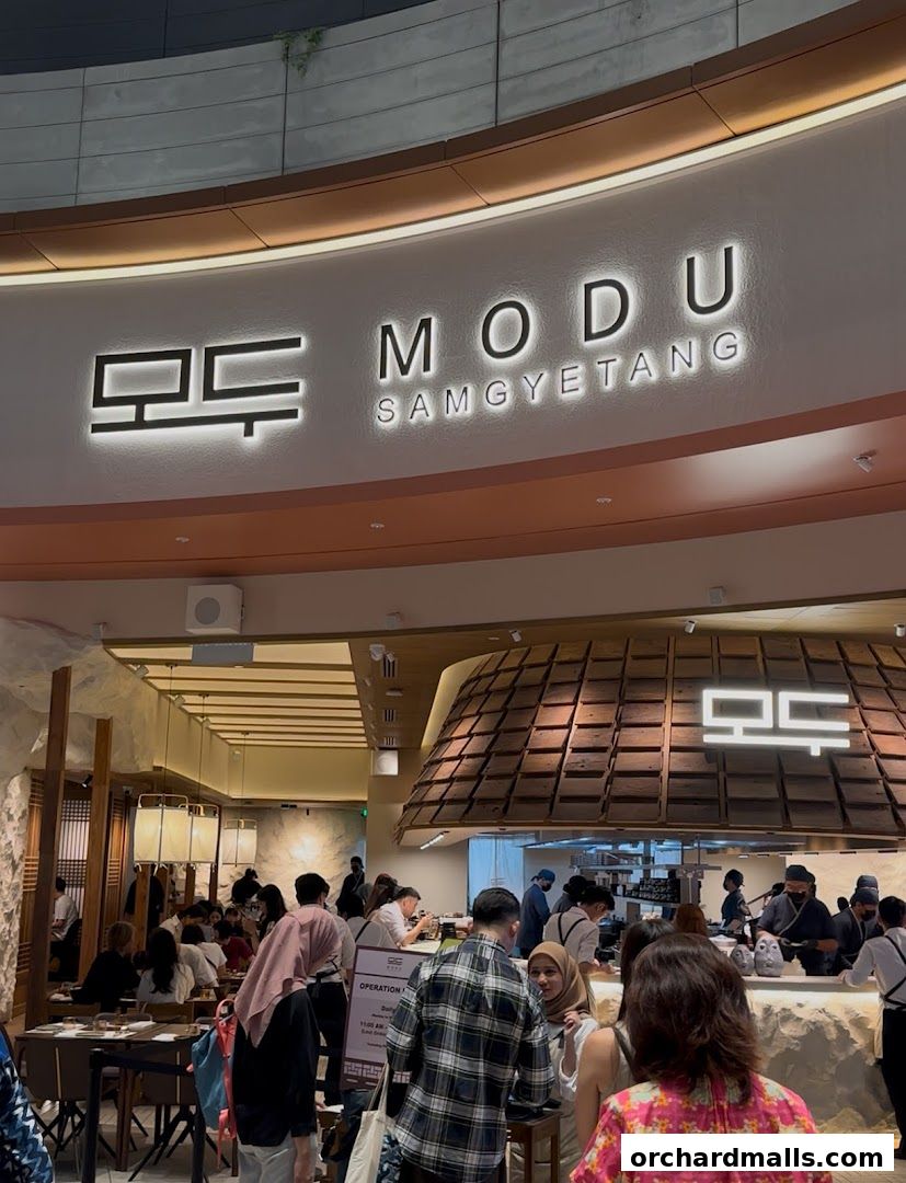 MODU Samgyetang Specialty Korean Restaurant  Orchard