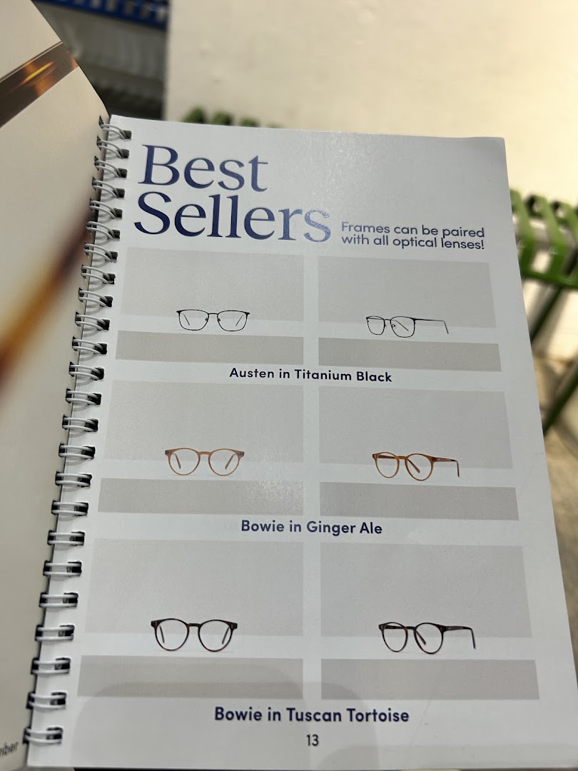 Menu page for Monocle