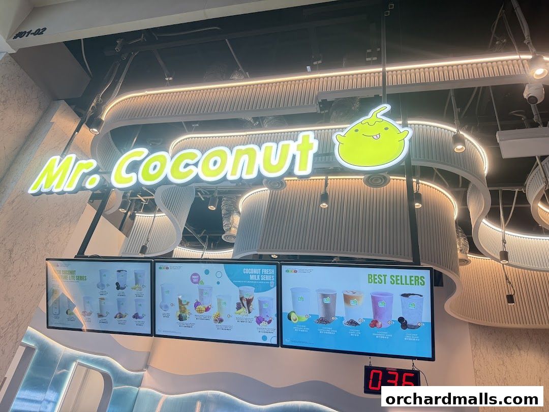 Menu page for Mr Coconut Orchard Gateway