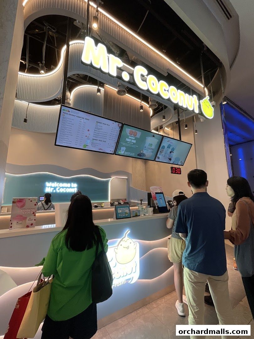 Menu page for Mr Coconut Orchard Gateway