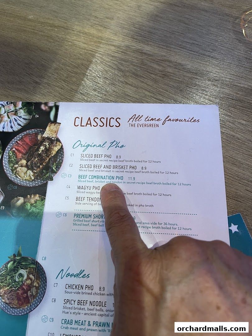 Menu page for Mrs Pho Kitchen - 313somerset