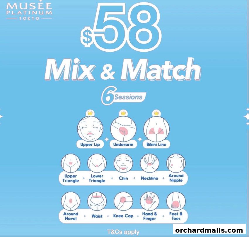 Menu page for Musee Platinum Tokyo - The Centrepoint