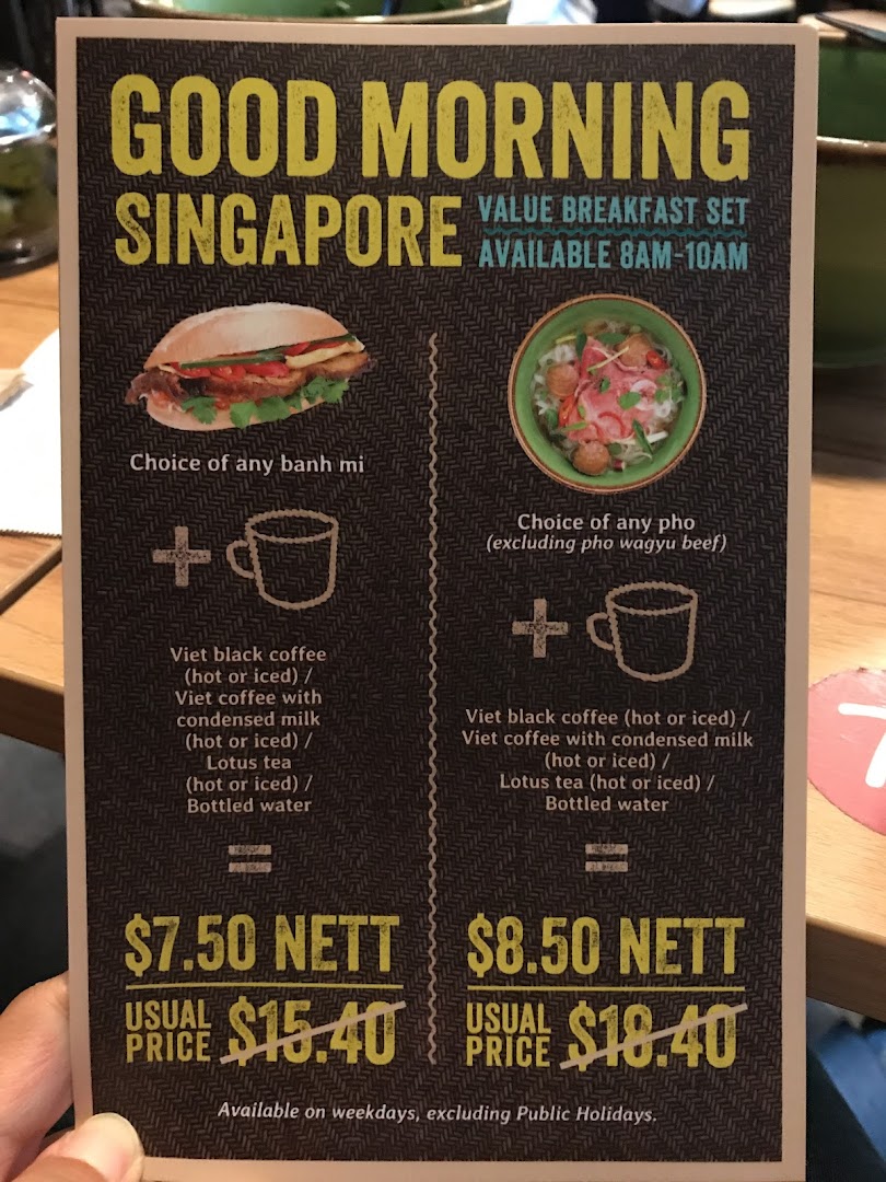 Menu page for NamNam Wheelock Place