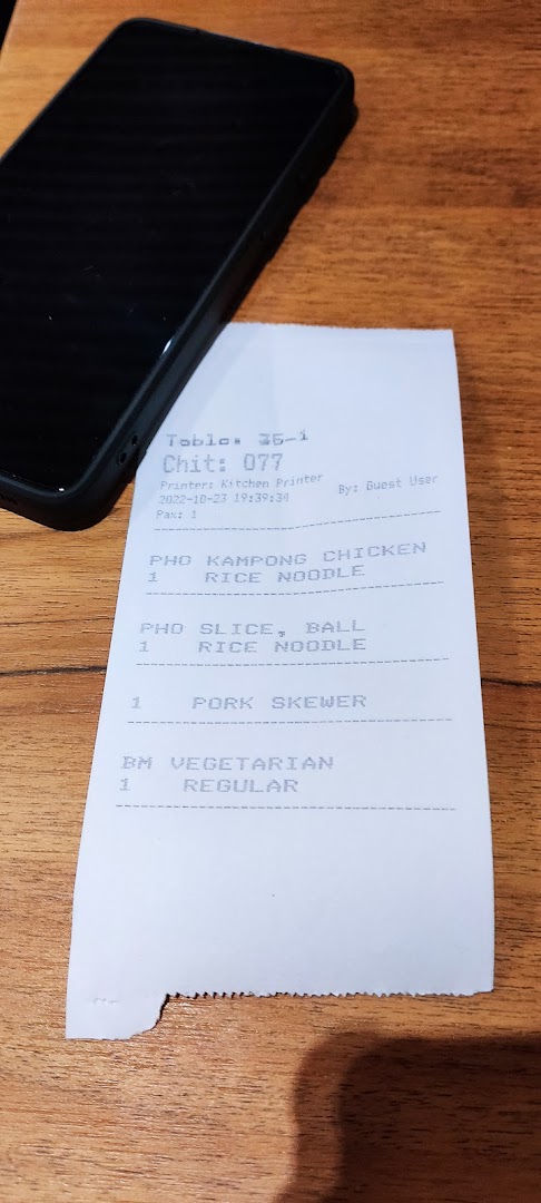 Menu page for NamNam Wheelock Place