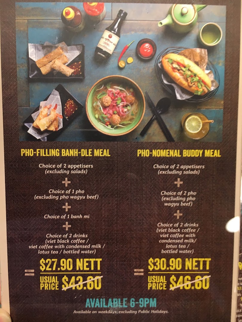 Menu page for NamNam Wheelock Place