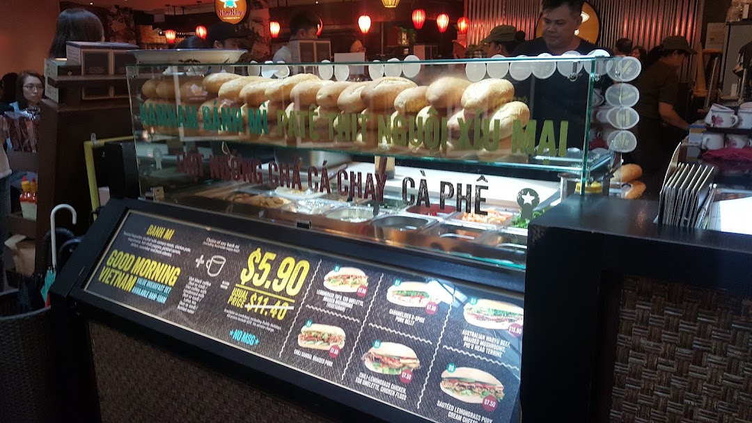 Menu page for NamNam Wheelock Place