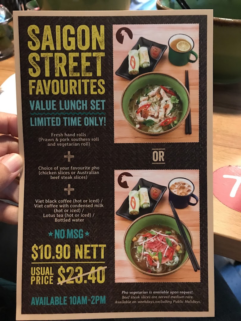 Menu page for NamNam Wheelock Place