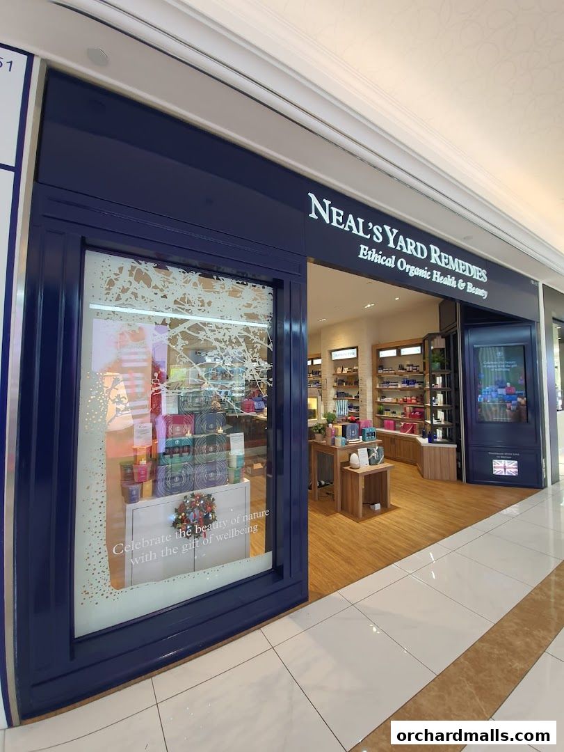 The exterior of Neal's Yard Remedies, an ethical organic health and beauty shop.