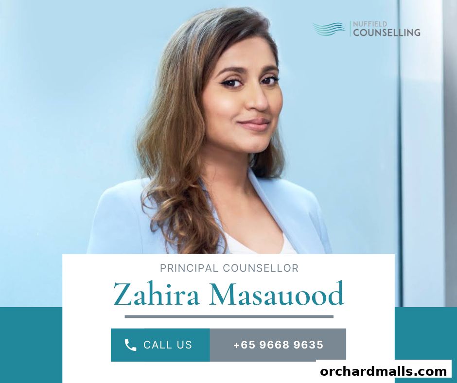 Portrait of Zahira Masawood, Principal Counsellor at Nuffield Counselling.