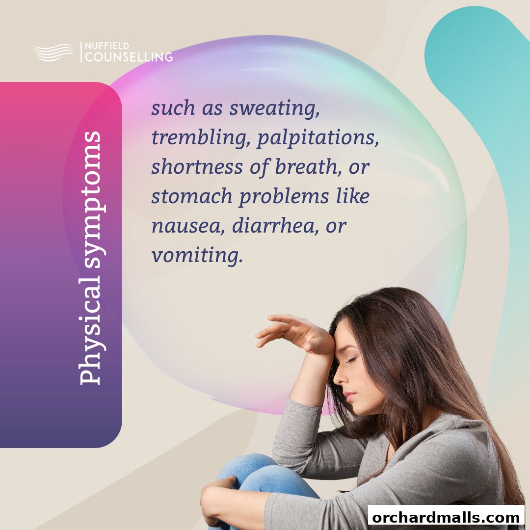 Nuffield Counselling discusses physical symptoms of distress with a distressed individual.