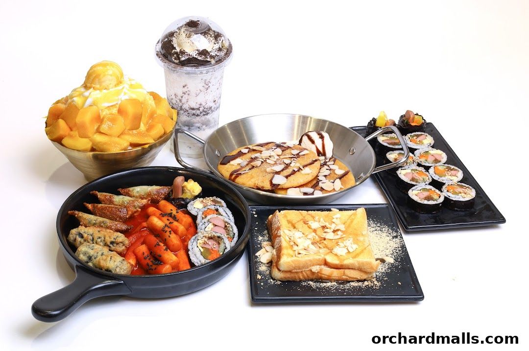 Nunsaram Korean Dessert Cafe Plaza Singapura 눈사람