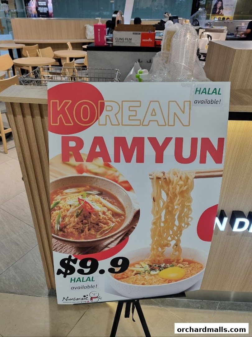 Nunsaram Korean Dessert Cafe Plaza Singapura 눈사람