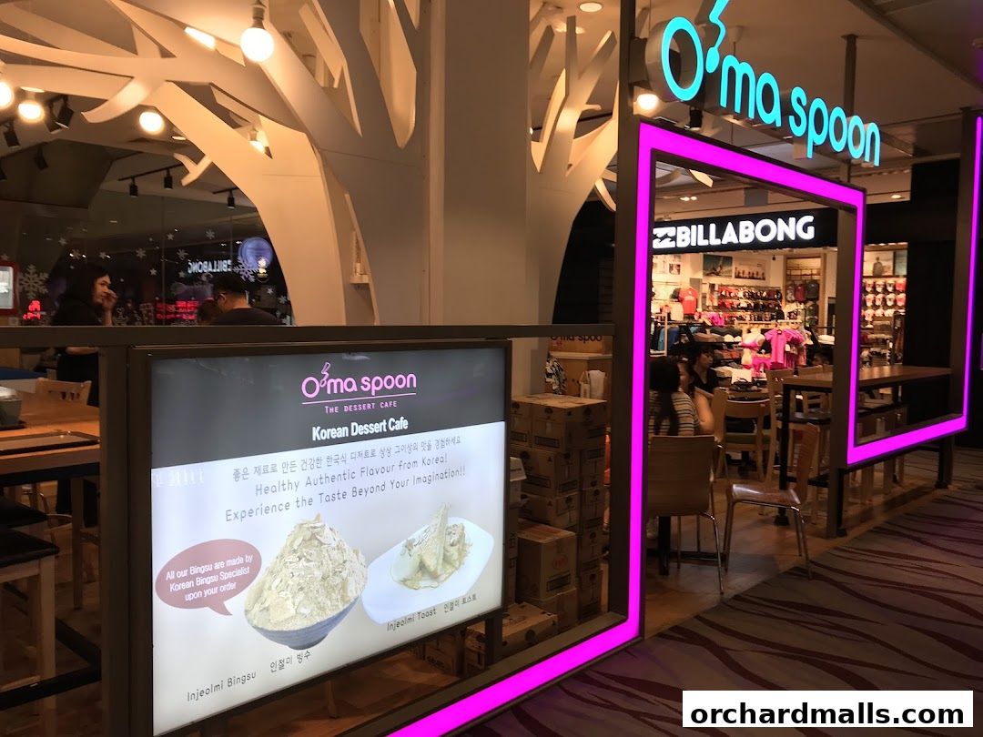 Oma Spoon Korean Dessert Cafe  Authentic Bingsu  Waffles 313Somerset