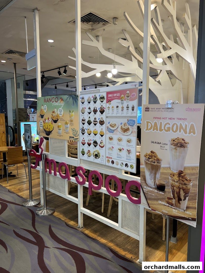 Oma Spoon Korean Dessert Cafe  Authentic Bingsu  Waffles 313Somerset