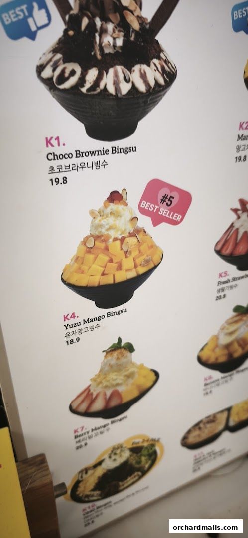 Oma Spoon Korean Dessert Cafe  Authentic Bingsu  Waffles 313Somerset