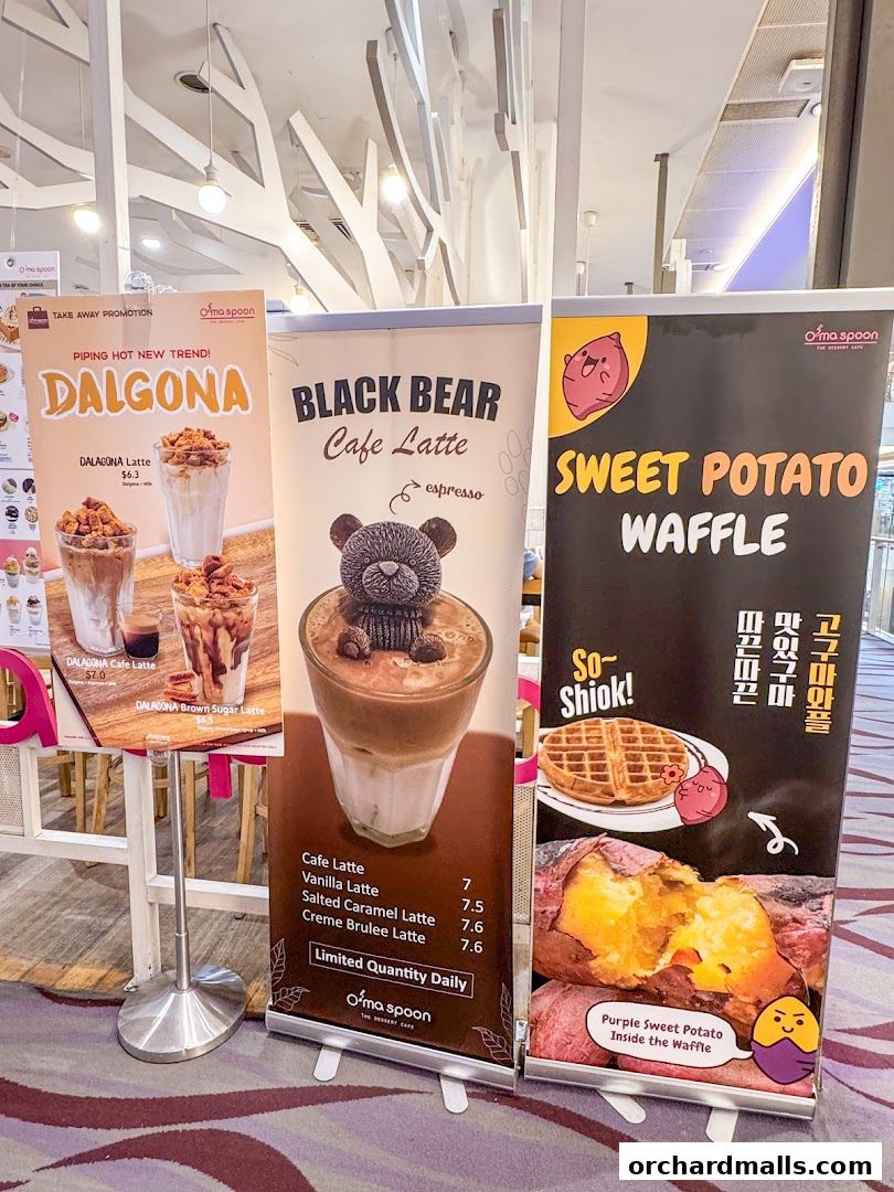 Oma Spoon Korean Dessert Cafe  Authentic Bingsu  Waffles 313Somerset