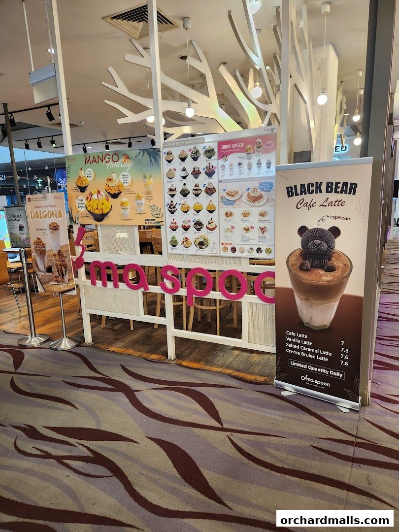 Oma Spoon Korean Dessert Cafe  Authentic Bingsu  Waffles 313Somerset