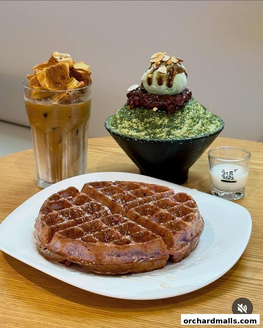 Oma Spoon Korean Dessert Cafe  Authentic Bingsu  Waffles  313Somerset Orchard