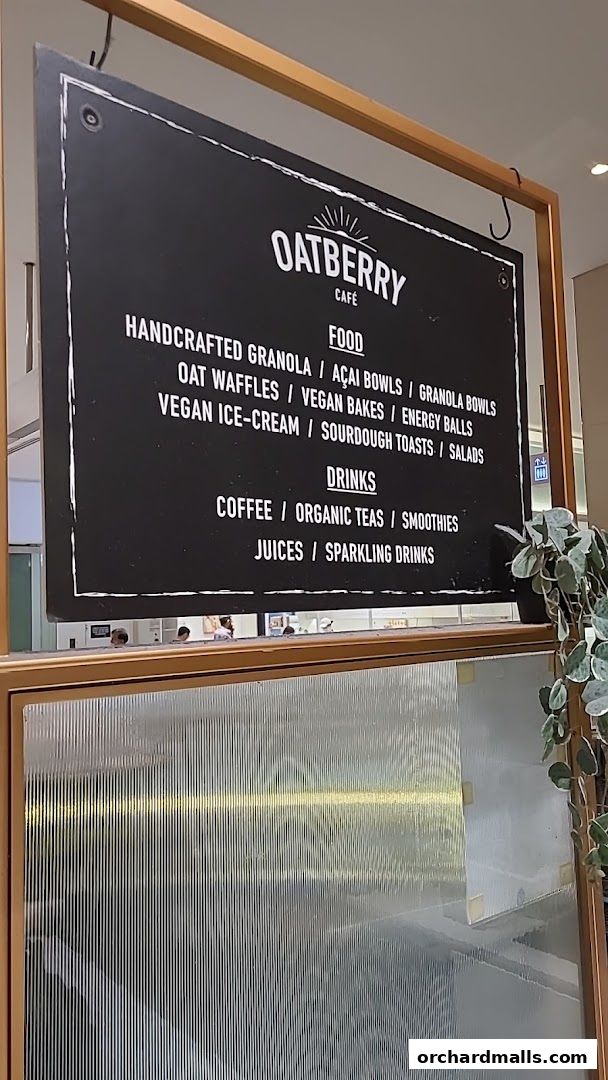 Menu page for OATBERRY