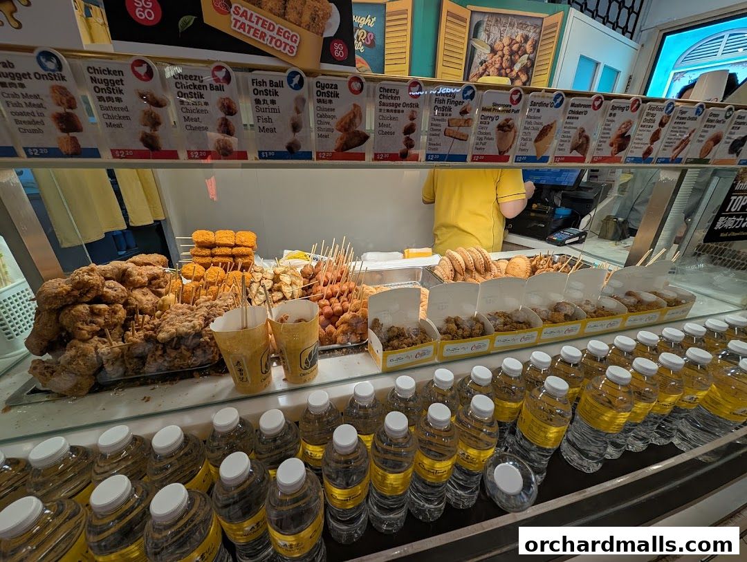 Menu page for Old Chang Kee