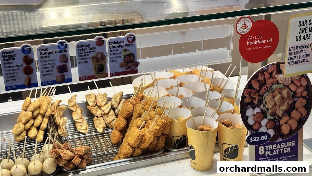 Menu page for Old Chang Kee