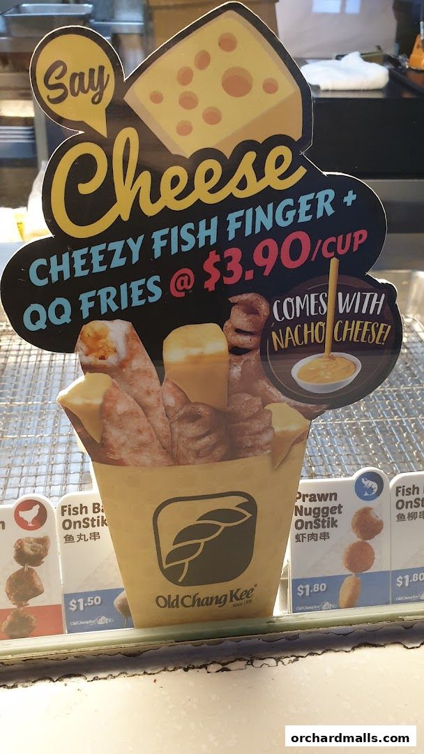 Menu page for Old Chang Kee