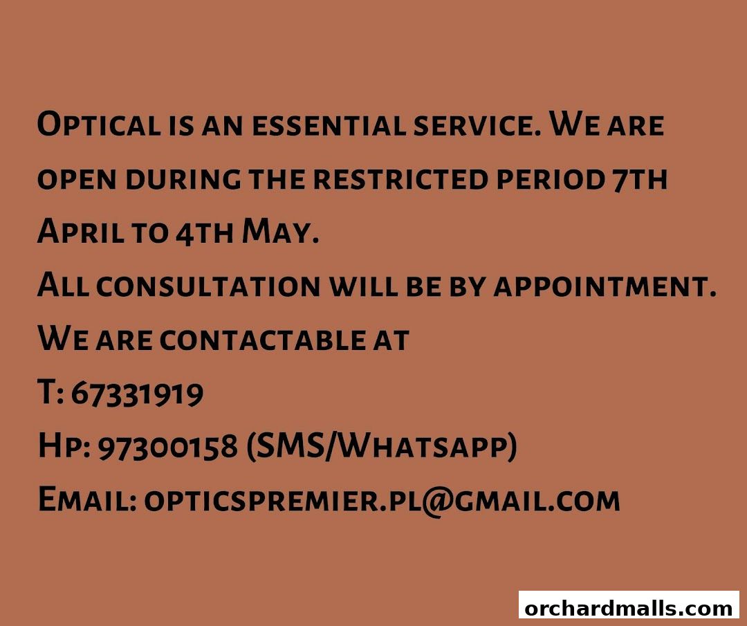 Optics Premier Pte Ltd