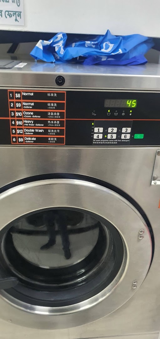 Menu page for Orchard Laundromat Pte Ltd