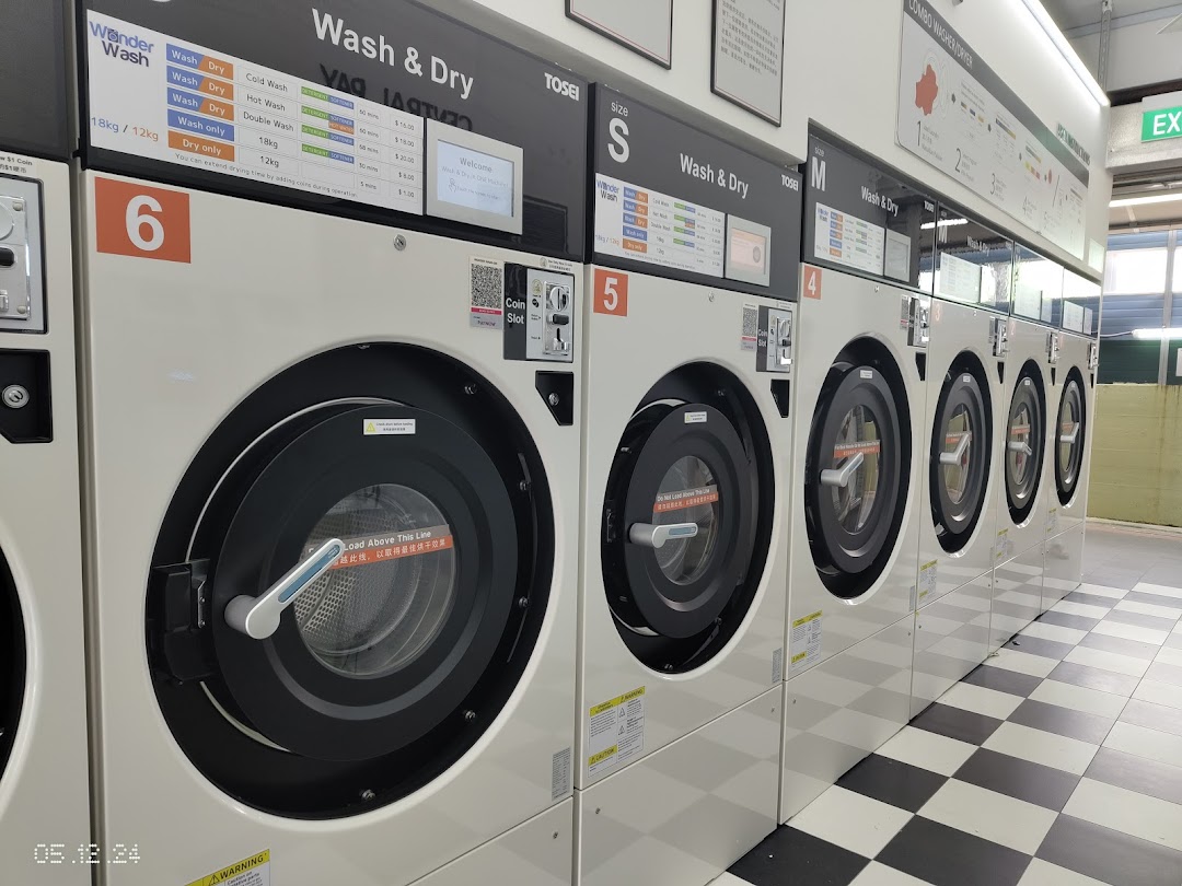 Menu page for Orchard Laundromat, Singapore