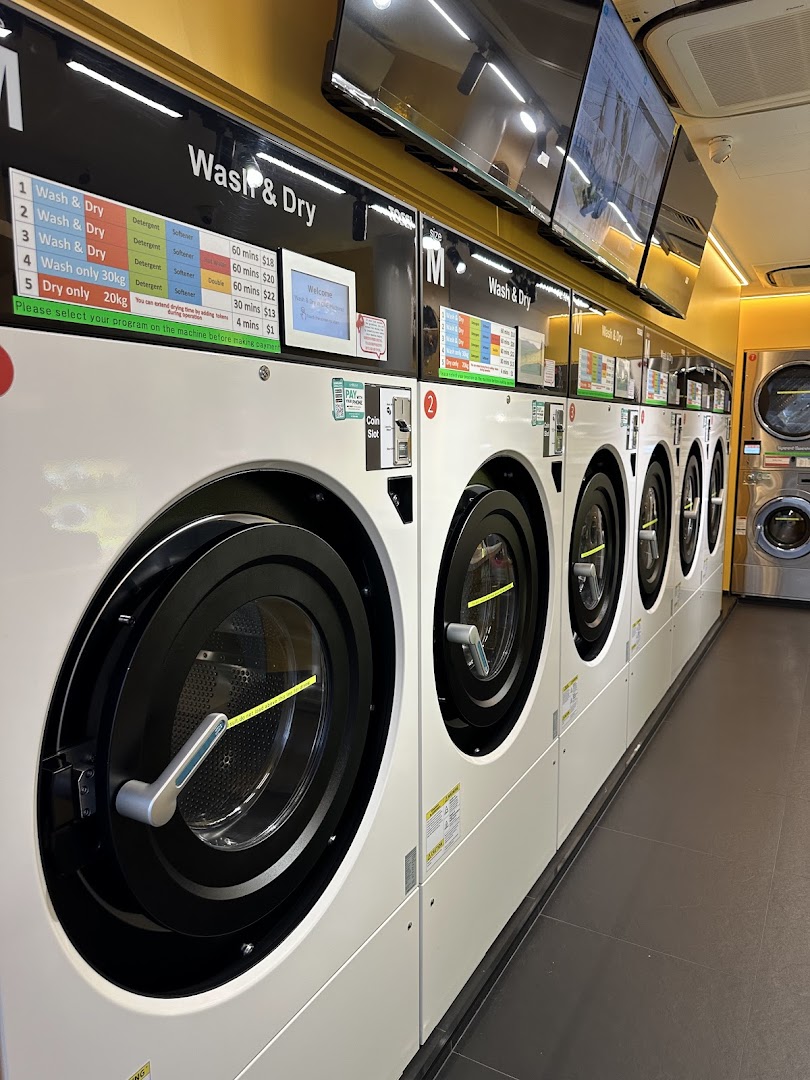 Menu page for Orchard Laundromat, Singapore