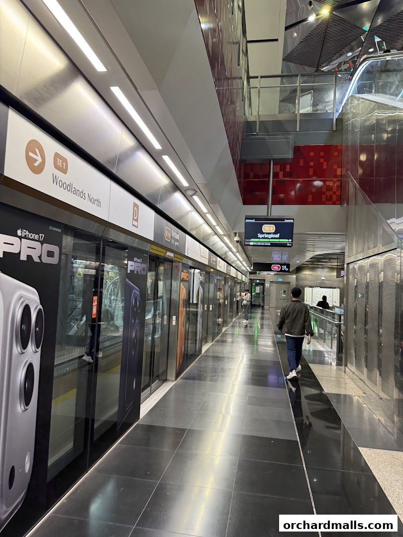 Orchard MRT Station NS22